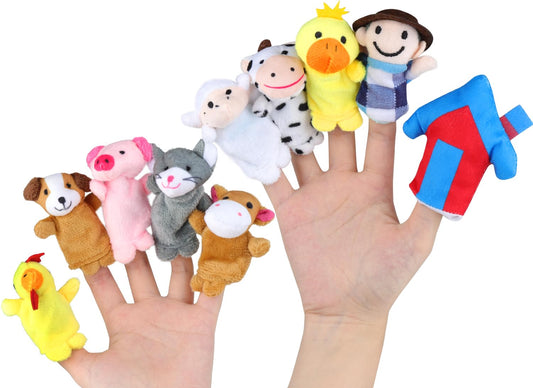 RIY story time finger puppets from Old Macdonald farm for interactive storytelling