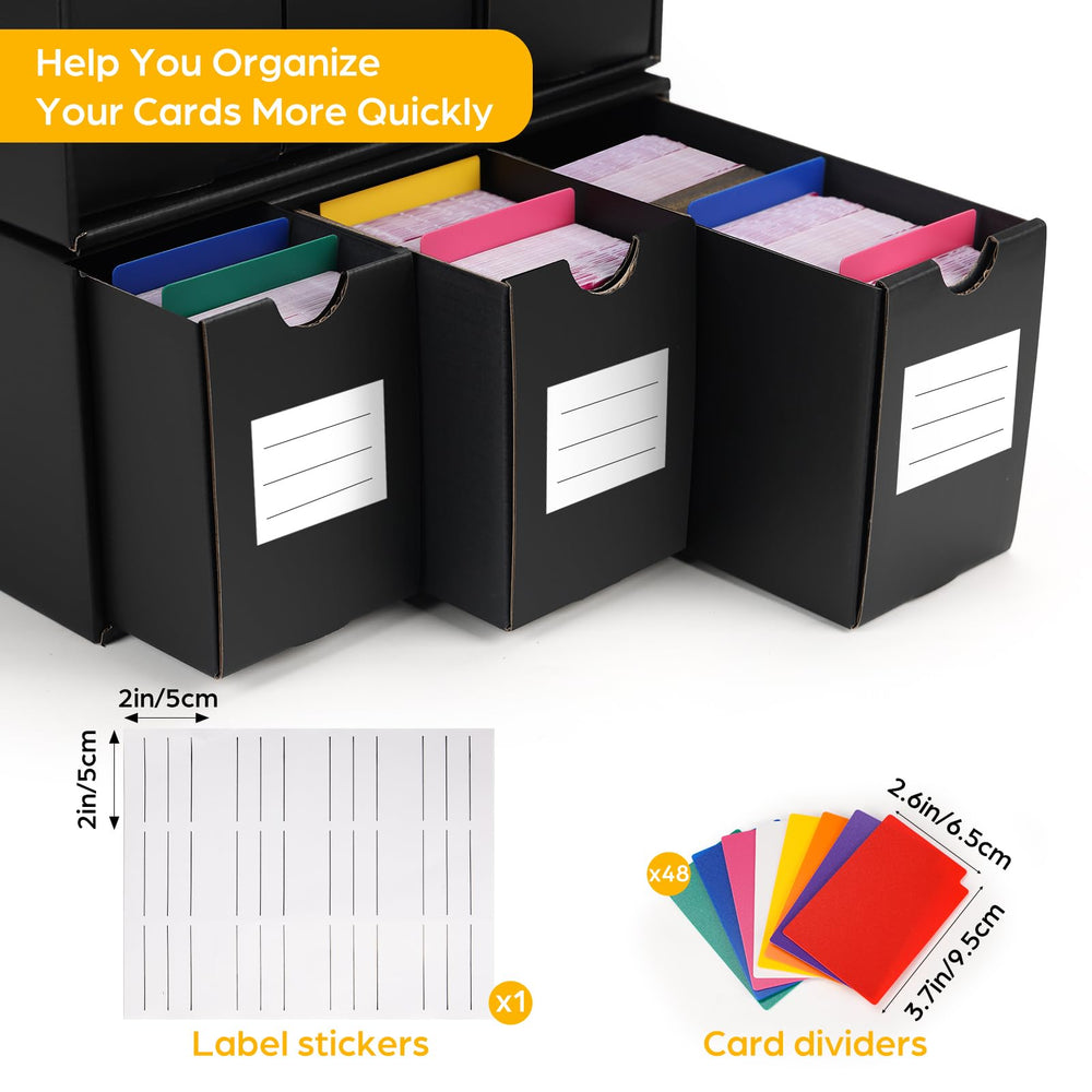 RLAVBL black laminated coating protects cards from stains and moisture