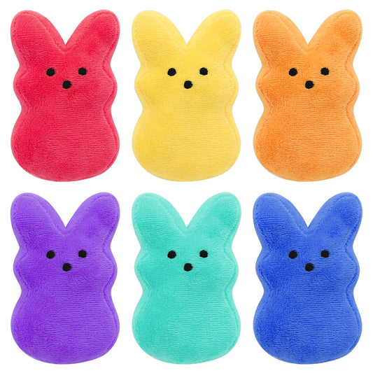 RLXGCZ Easter bunny plush set in bright colors for festive dΓ©cor.