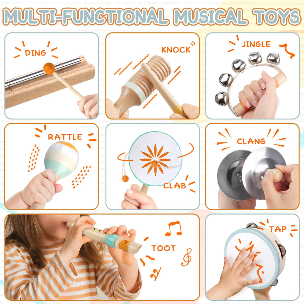 Rmischolar maracas invite little hands to discover sound and motion.