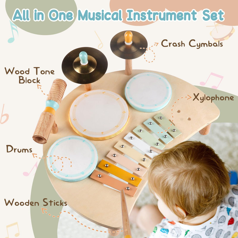 Rmischolar Wooden Sticks—durable tools for budding percussionists.