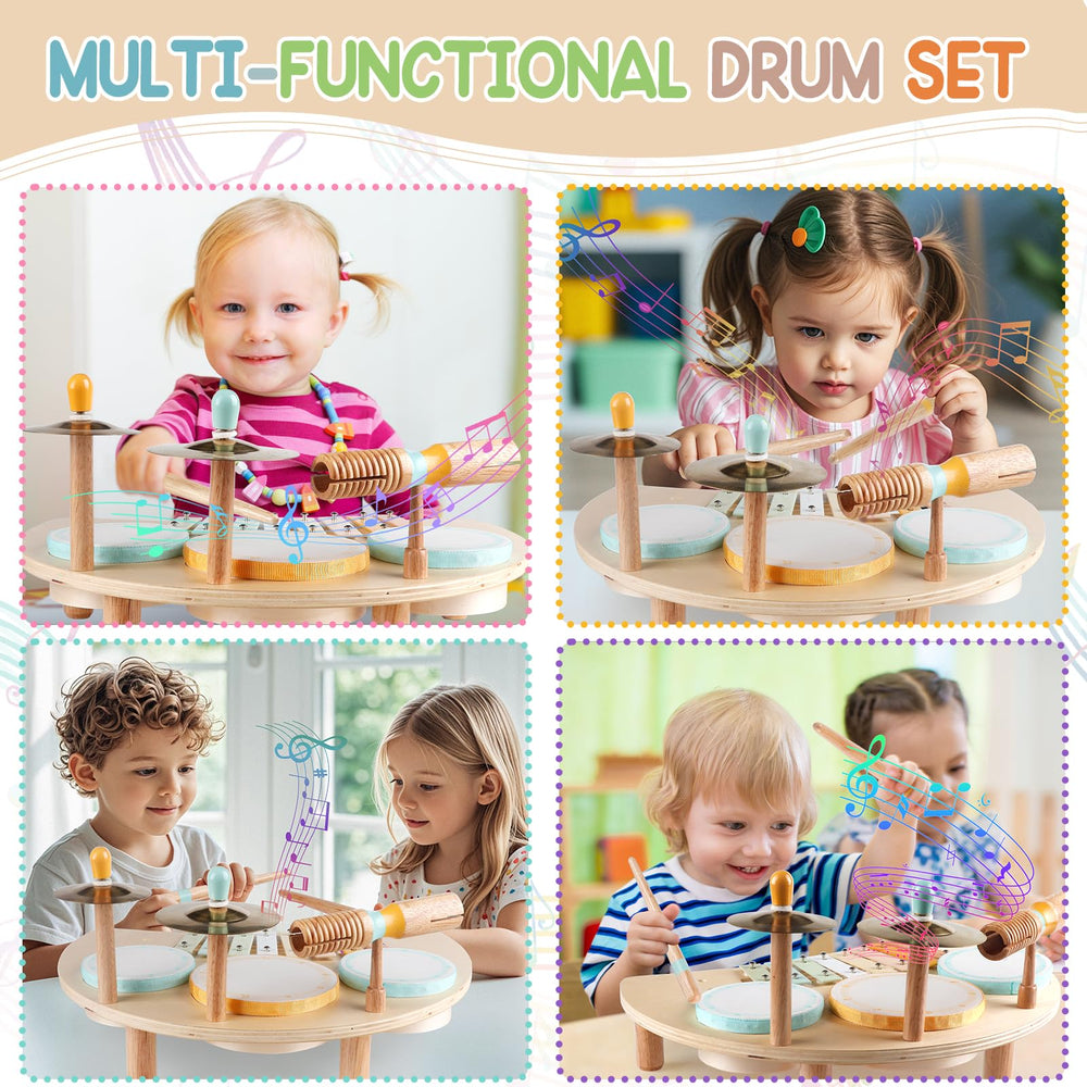 Rmischolar Sheepskin Drums—soft textures invite gentle rhythm exploration.