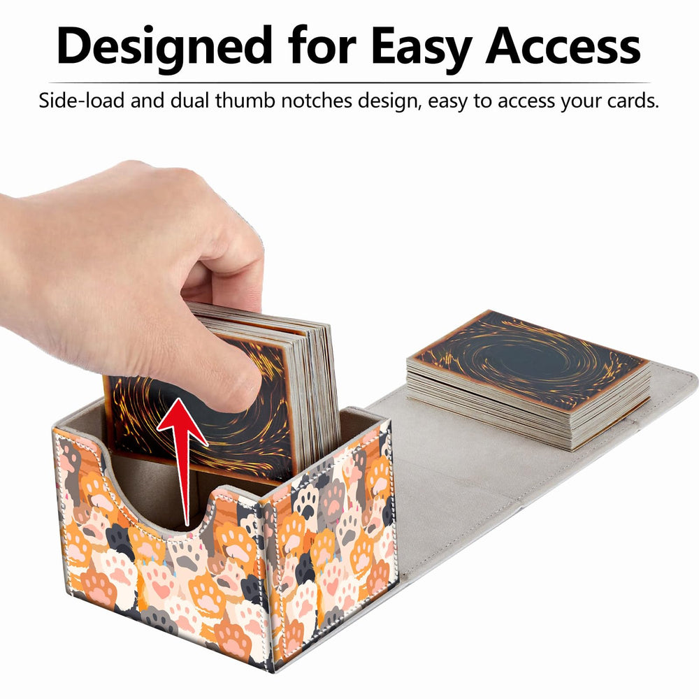 RMJKXQZG large capacity supports 200+ sleeveless or 80+ double-sleeved cards.