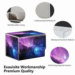 RMJKXQZG magnetic-closure deck box keeps cards secure during transport