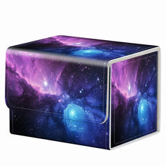RMJKXQZG strong magnet card box front view with durable PU leather