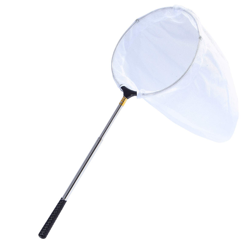 Rngeo butterfly net with stainless steel pole for durable outdoor use.