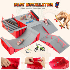 RNGODO skatepark connectors kit enables easy customization setups