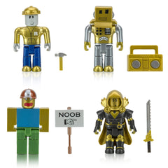 Mr. Robot gold figure with accessories for storytelling and themed setups.