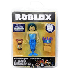 Roblox Gold Collection packaging showing mermaid figure and lagoon aesthetic for gift-ready presentation.