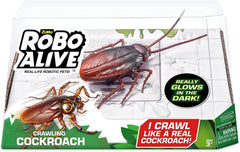 Robo Alive Crawling Cockroach Series 2 realistic movement enhances pretend play.