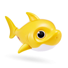 Robo Alive Junior Baby Shark yellow Mommy Shark edition for extended storytelling.