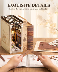 ROBOTIME book nook LED-light provides cozy illumination for display