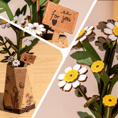 ROBOTIME eco-friendly wood materials ensure durable, sustainable decor.