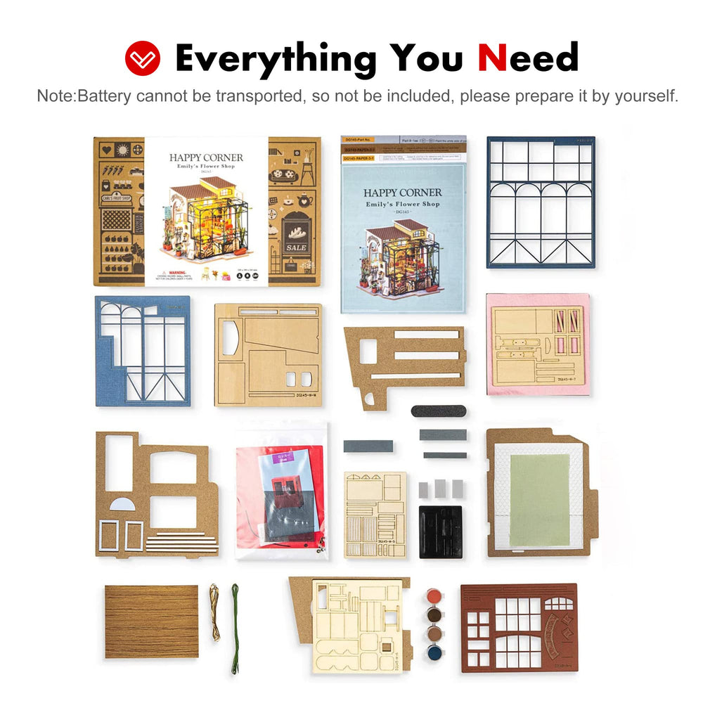 Robotime Emily's Flower Shop gift-ready box ideal for gifting