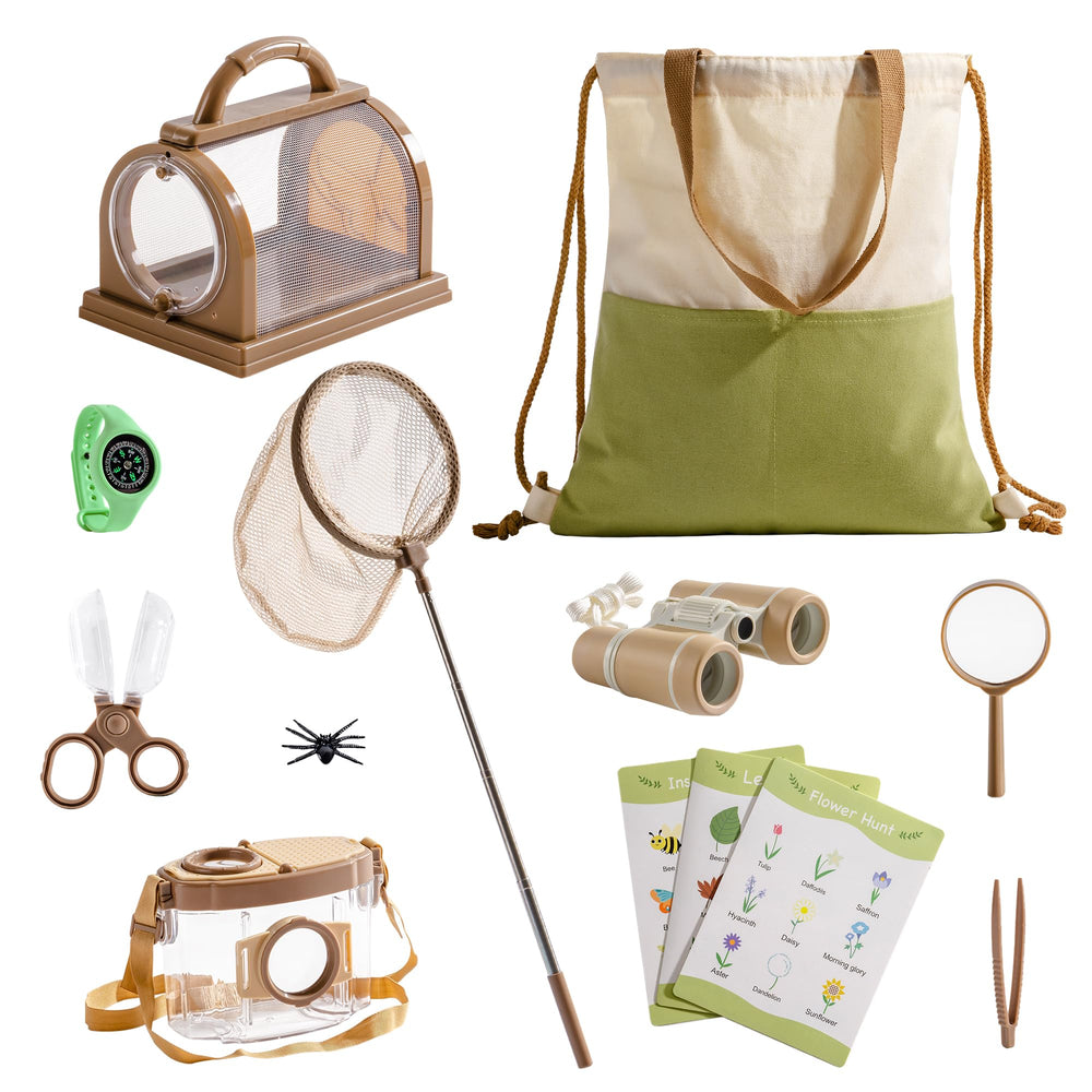 Robotime Explorer Kit bug-catching bag, portable carry-all for outdoor exploration.
