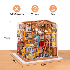 Robotime finished dollhouse display elevates home decor beautifully