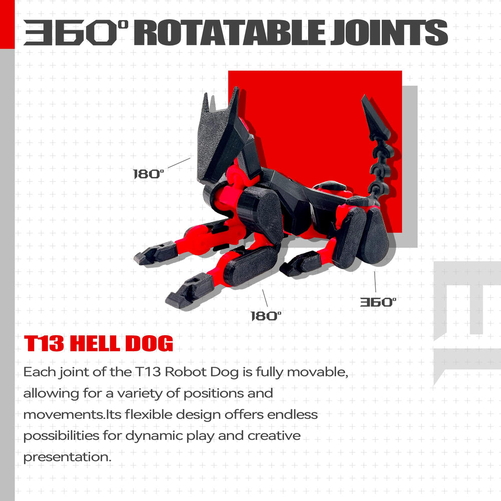 ROBTDUUMY T13 figure interchangeable hands enable varied poses.