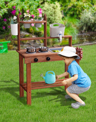 ROBUD Mud Kitchen as a thoughtful backyard gift for children aged three and up.