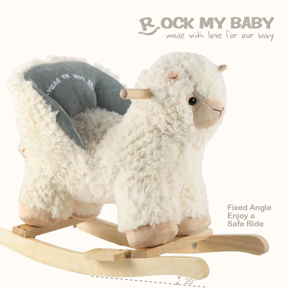 Rock My Baby sturdy base helps prevent tipping during play