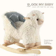 Rock My Baby sturdy base helps prevent tipping during play