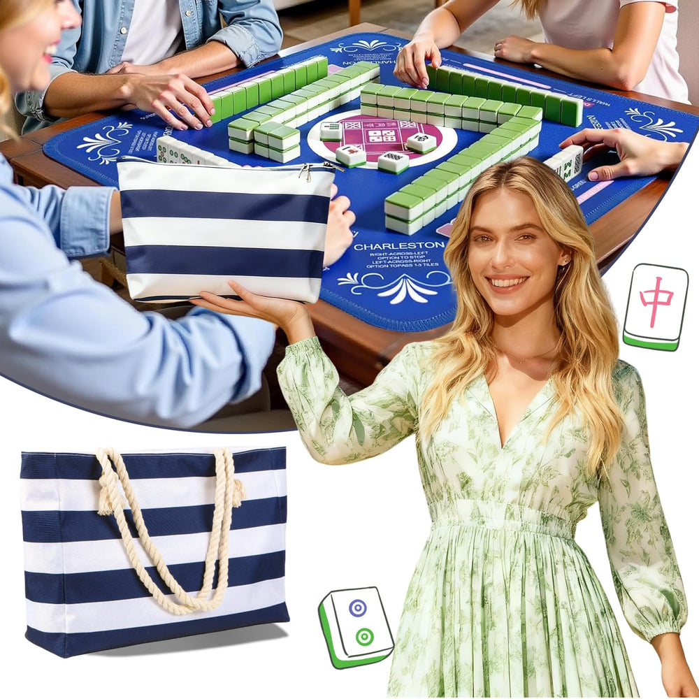 RockHugo water-resistant Oxford fabric protects Mahjong gear during travel