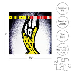 RockSaws Rolling Stones Voodoo Lounge puzzle box front – ready-to-display packaging.