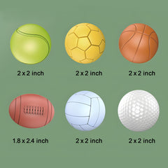 ROHSCE Baby Sensory Balls golf ball for small hand grasp and focus.