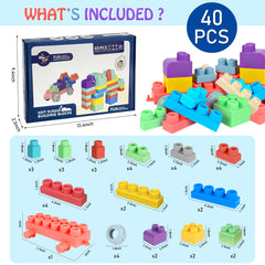 ROHSCE educational toy fosters hand-eye coordination and fine motor development.