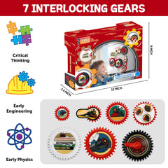 ROHSCE Montessori-inspired gear set supports fine motor skills and logical thinking