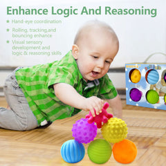 ROHSCE sensory balls are teething-friendly and comforting for infants.