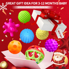 ROHSCE teething-safe baby balls designed for safe mouthing