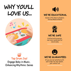 ROHSCE toy lights and melodies create engaging play sessions.