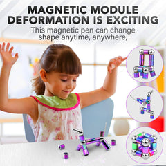 Rokile magnetic fidget pen large metal balls for satisfying knob twirls and focus