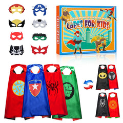Roko cape with velcro neck closure for quick on/off during play.