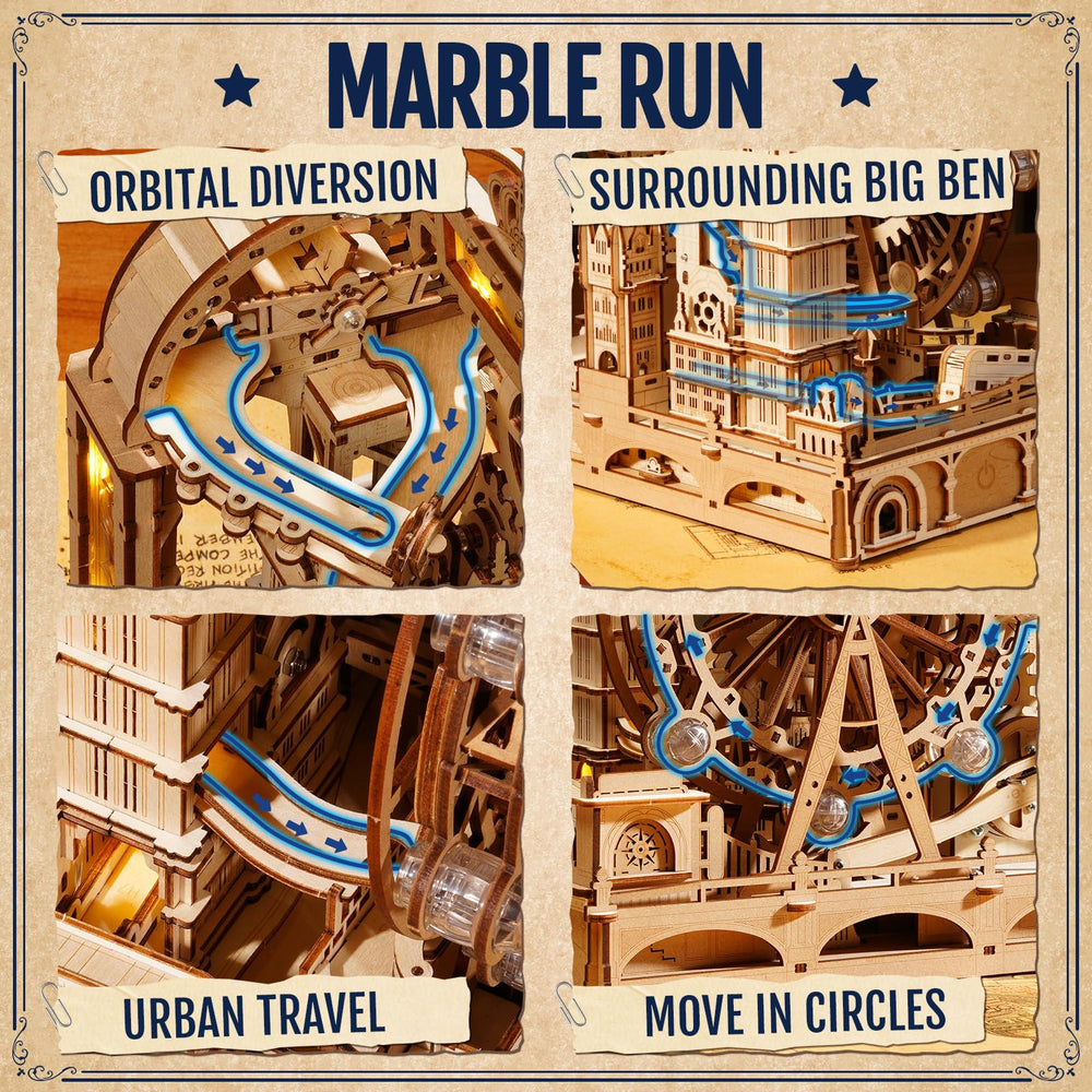 ROKR 3D puzzle gift-ready display piece ideal for adults.