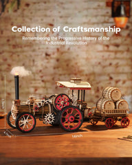 ROKR 3D puzzle assembly stage demonstrates step by step building activity