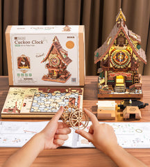 ROKR cuckoo clock makes a unique gift for puzzle lovers and design fans.