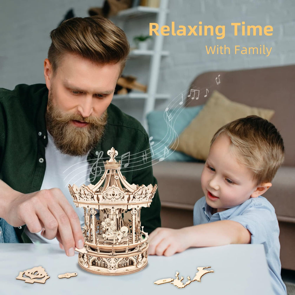 ROKR inner base spins with music, creating a dynamic display.