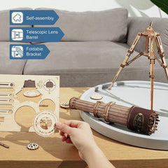 ROKR instruction booklet close-up with clear steps for adult builders