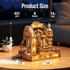 ROKR London landmarks in motion image emphasizes dynamic display on your shelf.