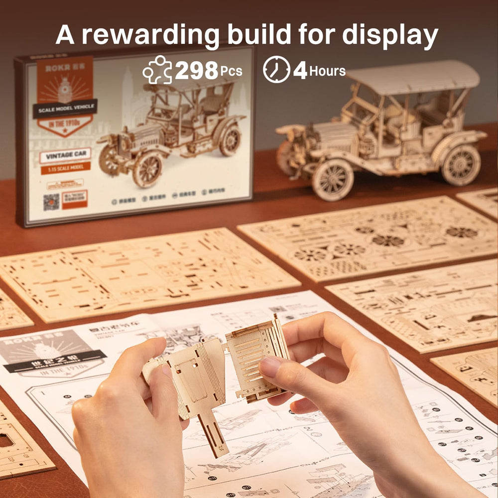 ROKR miniature car display stand for stylish decor