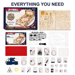 Spare parts included to cover potential damage or loss.