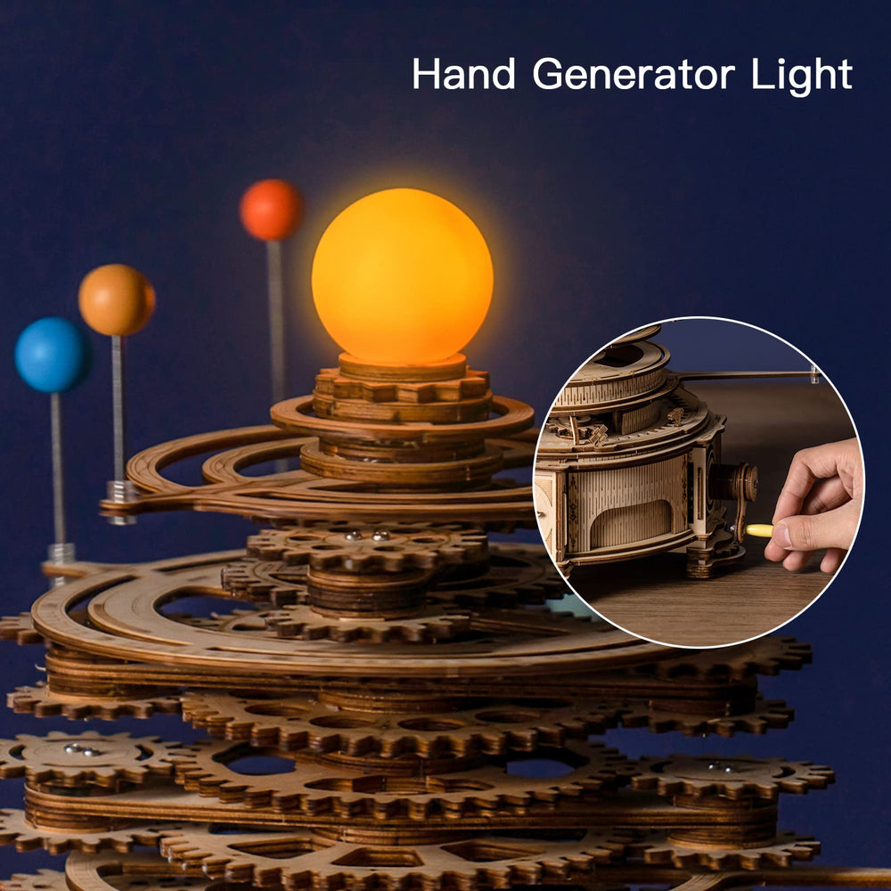 ROKR 3D Orrery gear trains demo highlights mechanical movement details