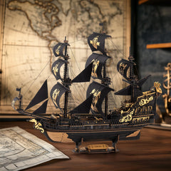 ROKR Seahorse Barque 1:100 scale model for desk display.
