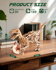 ROKR Velociraptor visual manual and online guide support learning.
