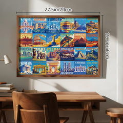 roktrazo 1000-piece puzzle pieces with precise cuts for a smooth fit.