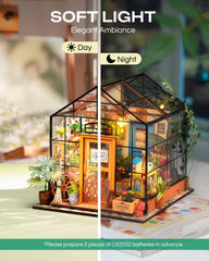 Rolife Cathy’s Flower House includes clear instructions for confident building.