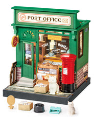 Rolife Century Post Office miniature kit front view for display