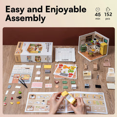 Rolife connected house panels enable expanding, interconnected diorama layouts.