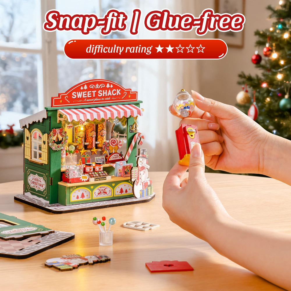 Rolife kit uses pre-cut numbered pieces for easy snap-fit assembly
